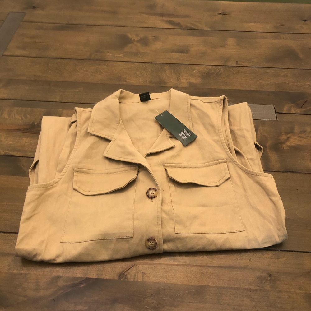 Wild Fable Khaki Jumpsuit